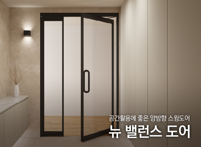 Space-Efficient Bidirectional Swing Door