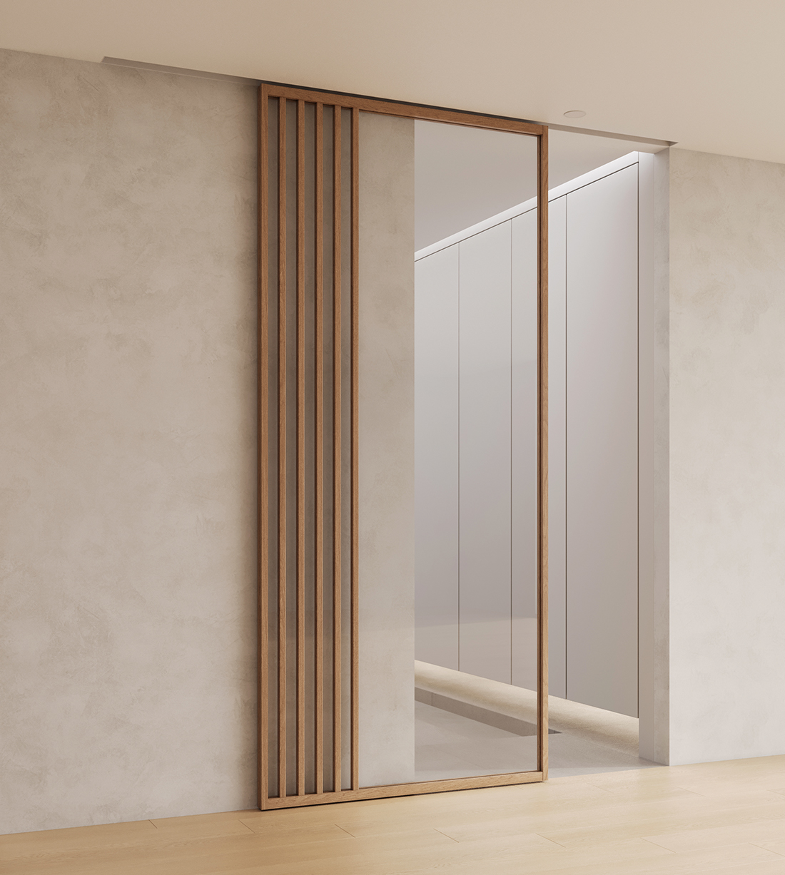 리안 200 슬라이딩 자기부상 자동문