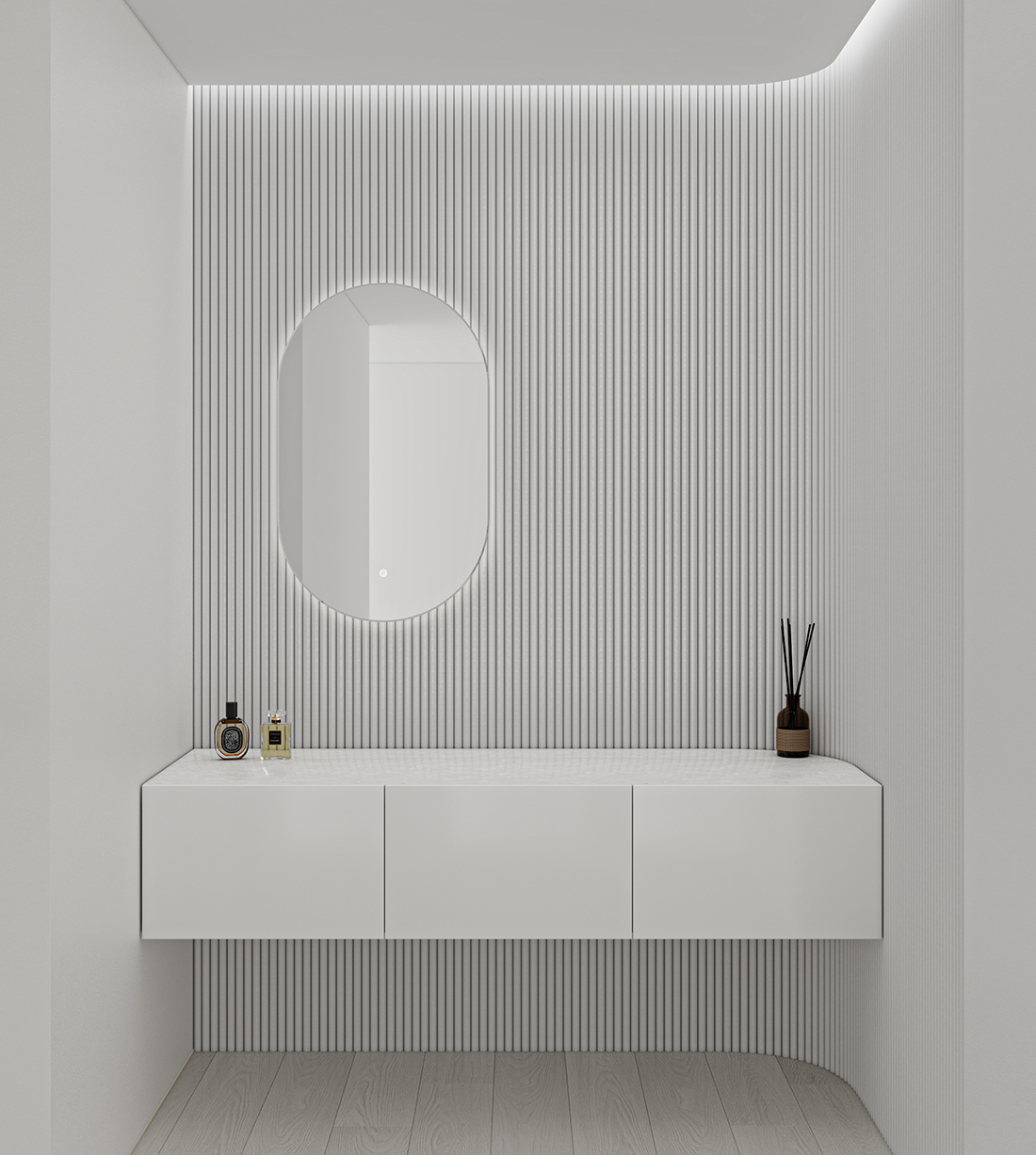 Fabric Tambour Board Halfmoon