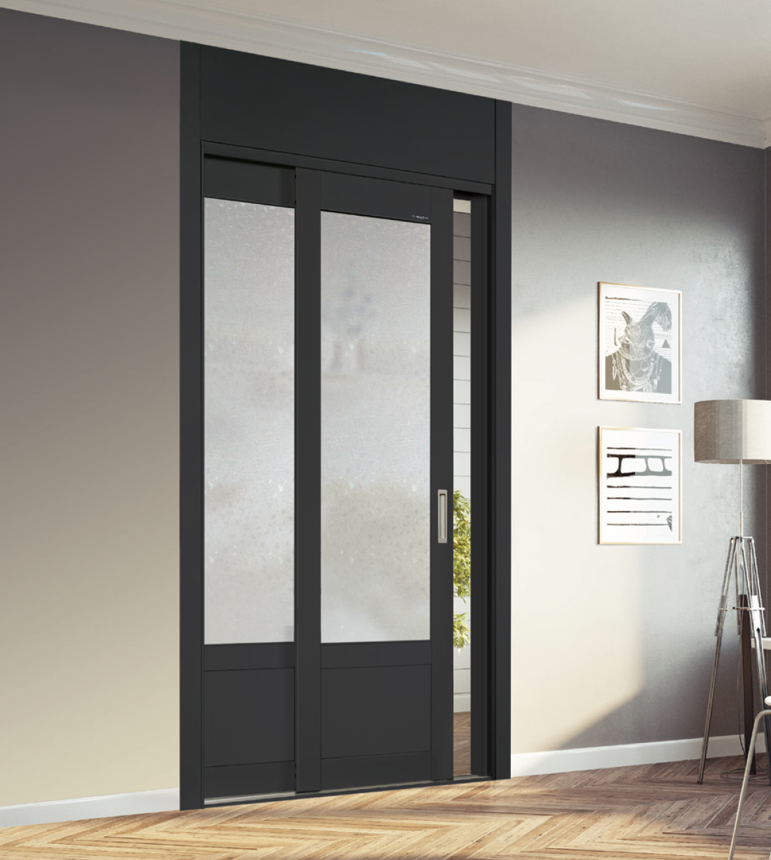 Standard 2-Interlocked Pocket Door (Hardware)