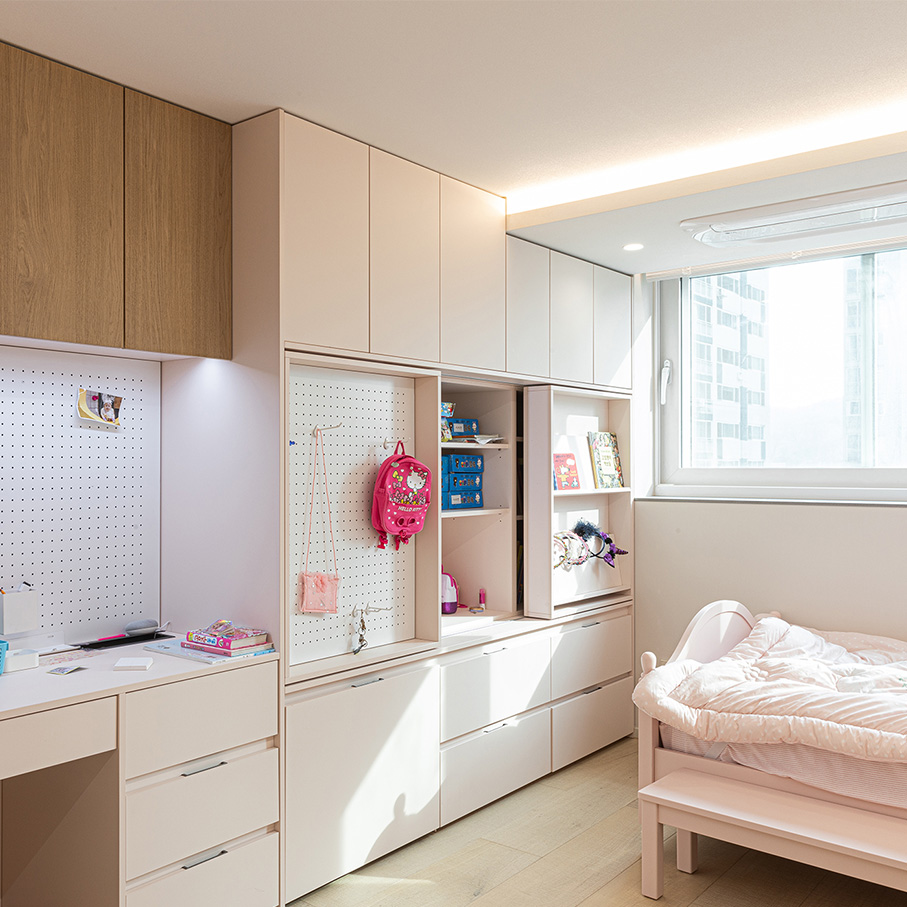 아이들의 시선에 맞춰 디자인한 키즈룸 인테리어