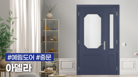 우리집 현관의 품격을 위한 중문! 신제품 중문 아델라